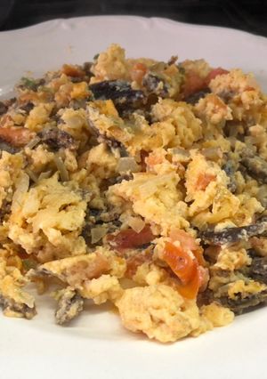 Una foto de Machaca de carne seca a la Sonorense