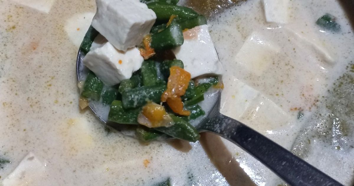 Lodeh kacang panjang & tahu