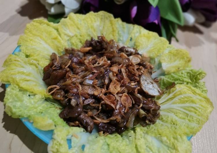 Daging (babi) barbeque Korea ala rumahan ekonomis