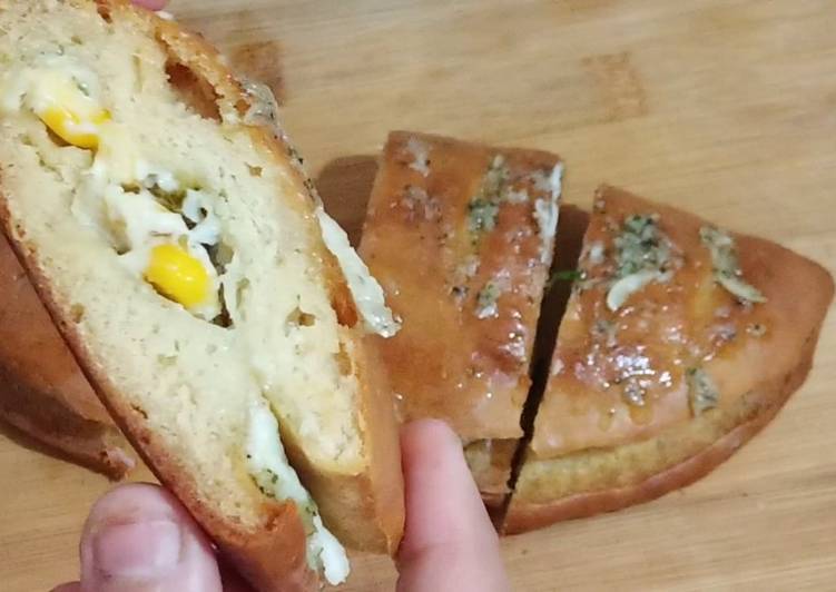 Without Yeast Easy Garlic Bread Recipe/ Lockdown Special
