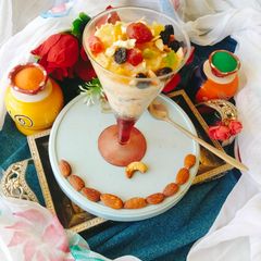 A picture of Vermicelli falooda custard 🍮 semiya custard falooda / vermicelli falooda custard.