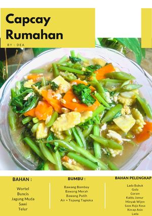 Foto resep Capcay Rumahan Simple