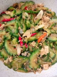 Foto resep Tumis Pare Teri Tempe