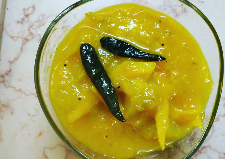 Recipe of Any-night-of-the-week Mango chutney/ Sweet chutney from raw mangoes
