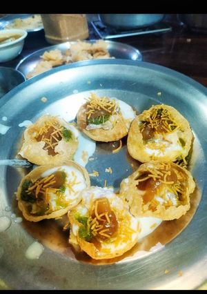 A picture of Dahi papdi chaat recipe.