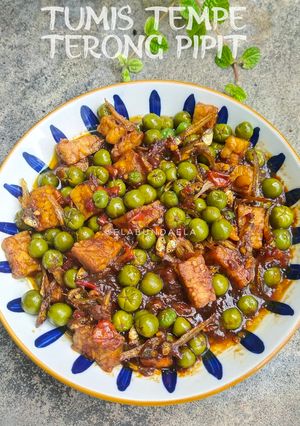 Foto resep Tumis Tempe Terong Pipit