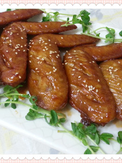 照燒雞翅 的食譜成品照片