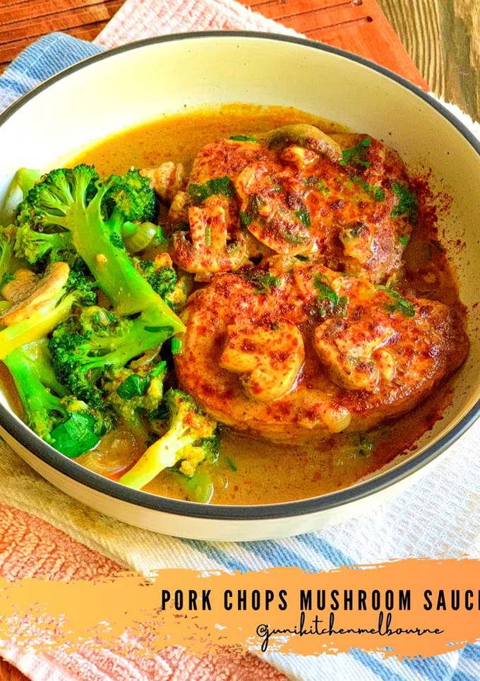 Foto resep Pork Chops Mushroom Sauce