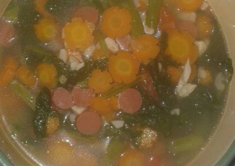 Resep Sup sayur campur campur yang Bisa Manjain Lidah