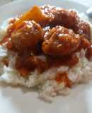 Albóndigas de pollo a mi estilo