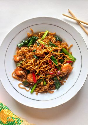 Foto resep Mie goreng udang