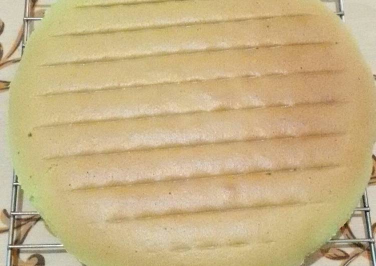 Cara Membuat Ogura cake pandan untuk pemula