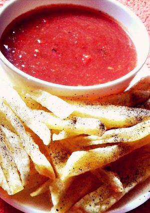 A picture of Crunchy black pepper fries.