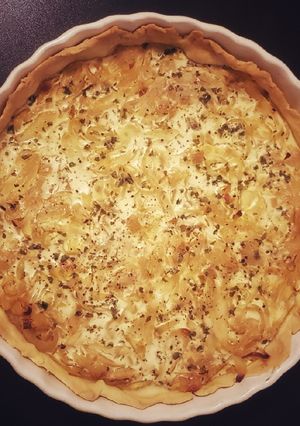 Une photo de Tarte Végane oignons / échalotes