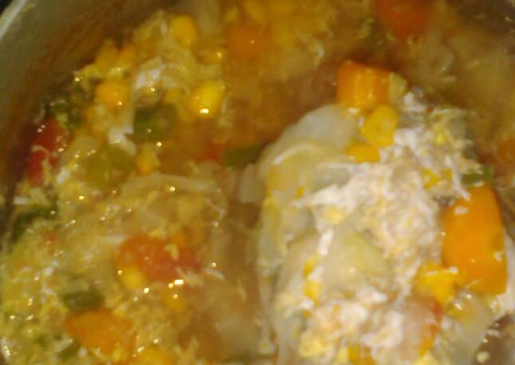 Recipe: Appetizing Sop jagung ala kadarnya