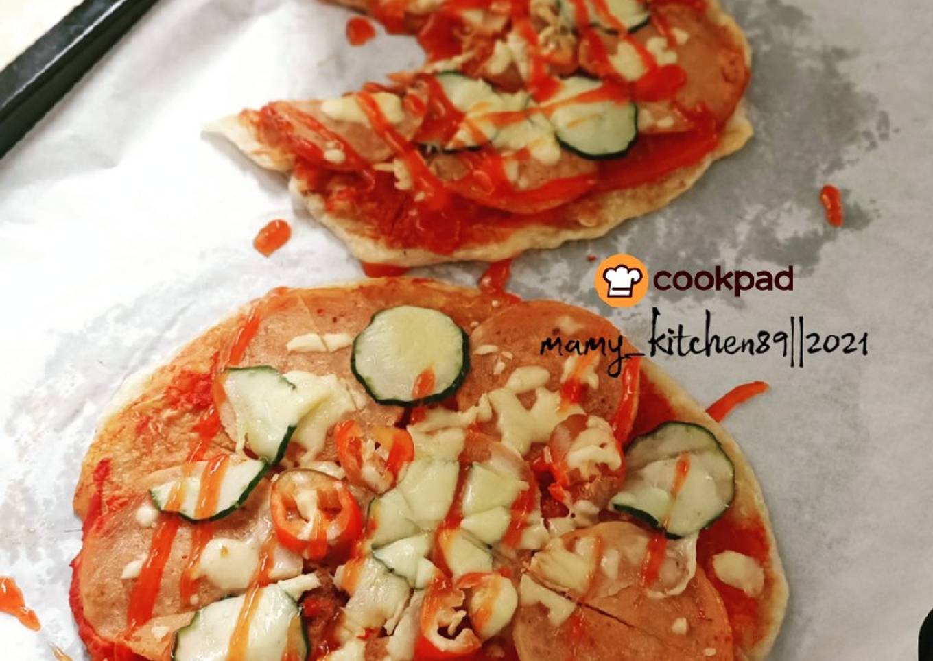 Pizza Paratha Pepperoni