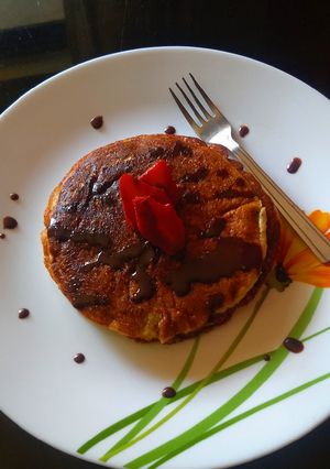 A picture of Banana oats pancake.