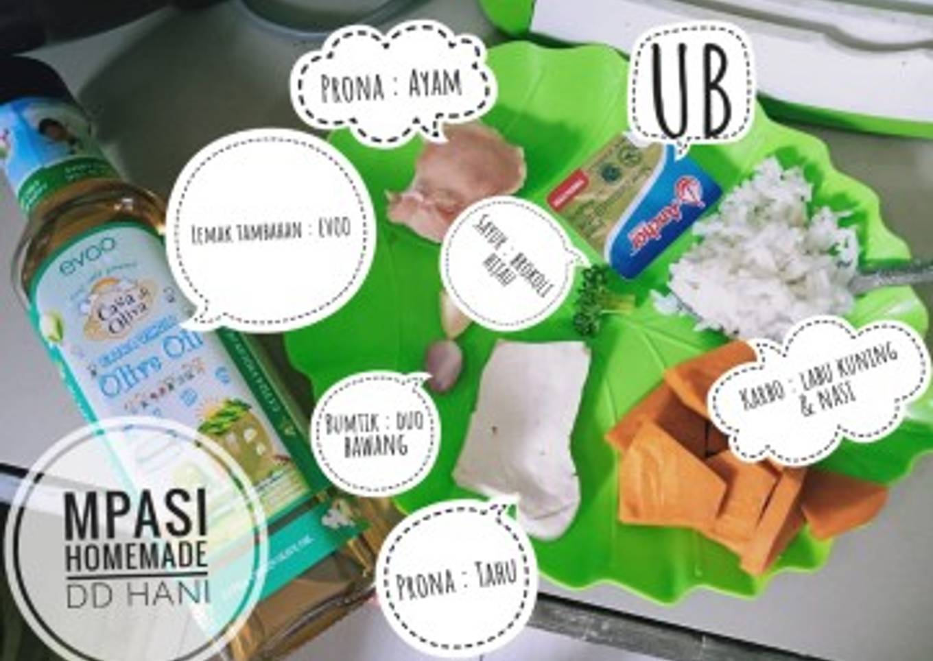 Mpasi 6+. Ayam kabocha