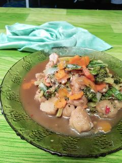Foto resep Capcay bakso lada hitam