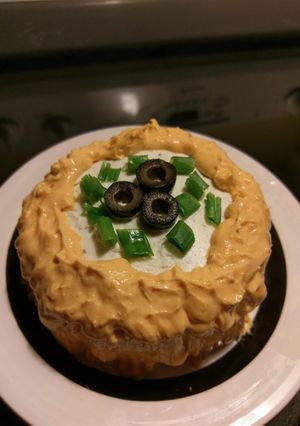 A picture of Bologna Cake.