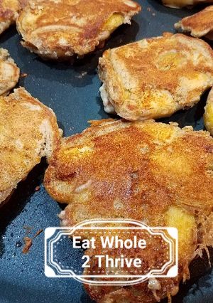 A picture of Sourdough Apple Pancakes 老面苹果小松饼.