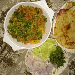Aloo keema A picture of Aloo keema.