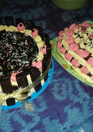 Foto resep Birthday cake praktis👌