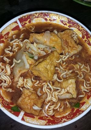 Foto resep Mie instan dan tahu somay