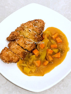 Foto resep Ayam Katsu Kari Jepang (Chicken Katsu Curry)
