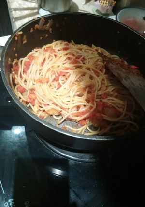Foto resep Spaghetti bumbu simple Dan fress
