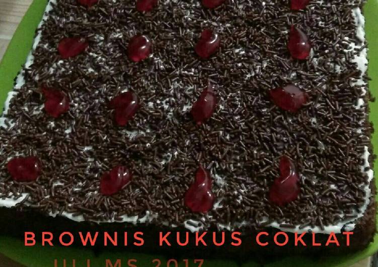 Brownis kukus coklat Ny.Liem