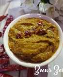 Onion Flower Stalk and Spring Onion Greens Chutney/Dip