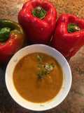 Dip griego para untar de Pimentón o Pimientos (muhammara) #keto