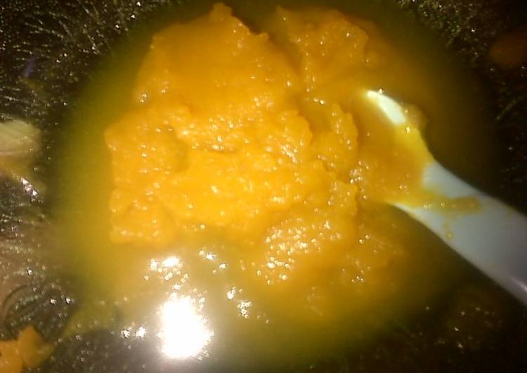 Resep masakan Mpasi Pure labu kuning | Resep Bumbu Mpasi Pure labu kuning Yang Enak Banget