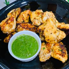 A picture of Cheesy chicken kababs.