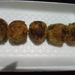 A picture of Rice & chhole healthy balls.