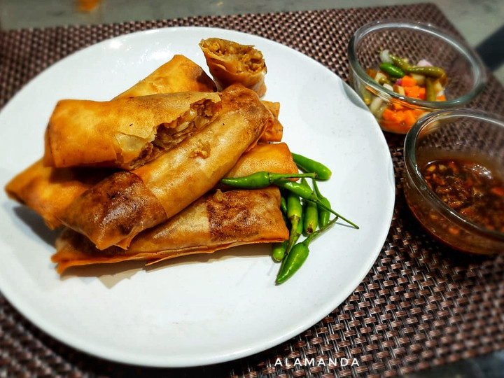 Bagaimana Membuat Lumpia Rebung Mudah Gampang