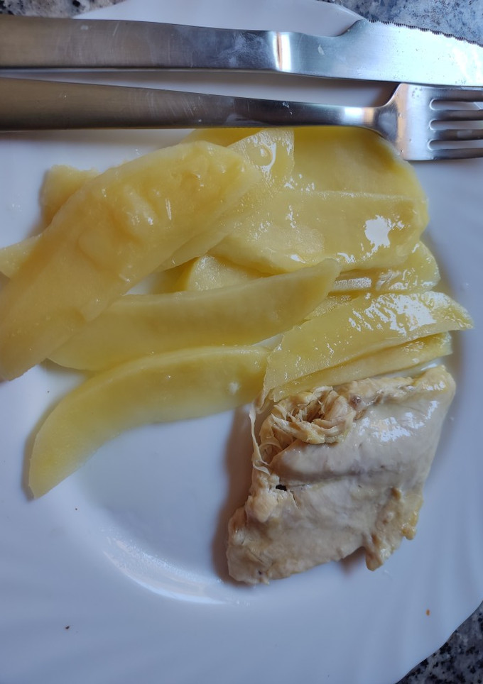 Una foto de Filete pollo limón (microondas)
