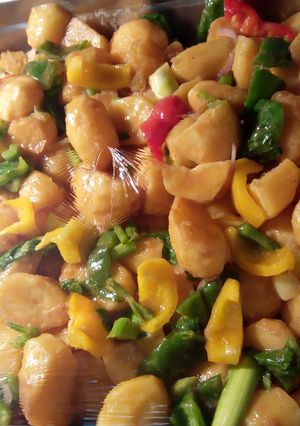 A picture of Potato vegetable salad.