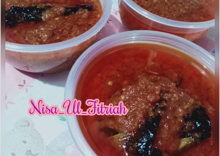 Sambal Gula Aren wangi dg dedaunan