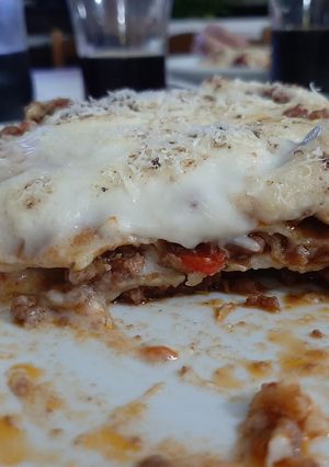 Una foto de Lasagna de carne