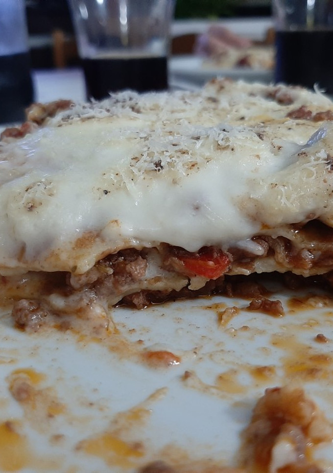 Una foto de Lasagna de carne