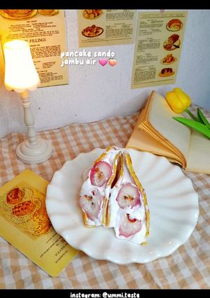 Foto resep Pancake Sando Jambu Air (Takaran sendok)