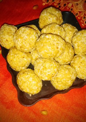 मूंगफली गुड़ के लडू रेसिपी मुख्य फोटो