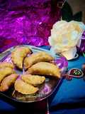Gujiyas and mini gujiyas