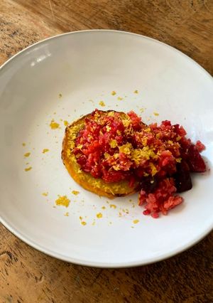 A picture of Risotto stuffed marrow.