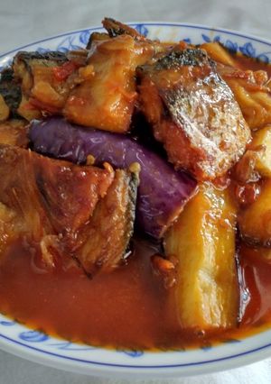 Foto resep Balado terong ikan ala pelangi