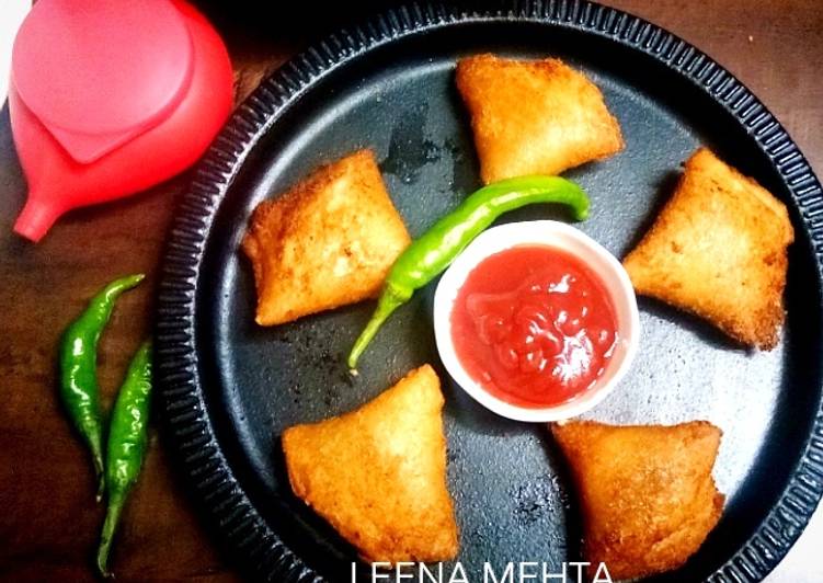 Easiest Way to Make Quick Bread Samosa