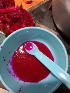 Foto resep Pure buah naga MPASI 6+