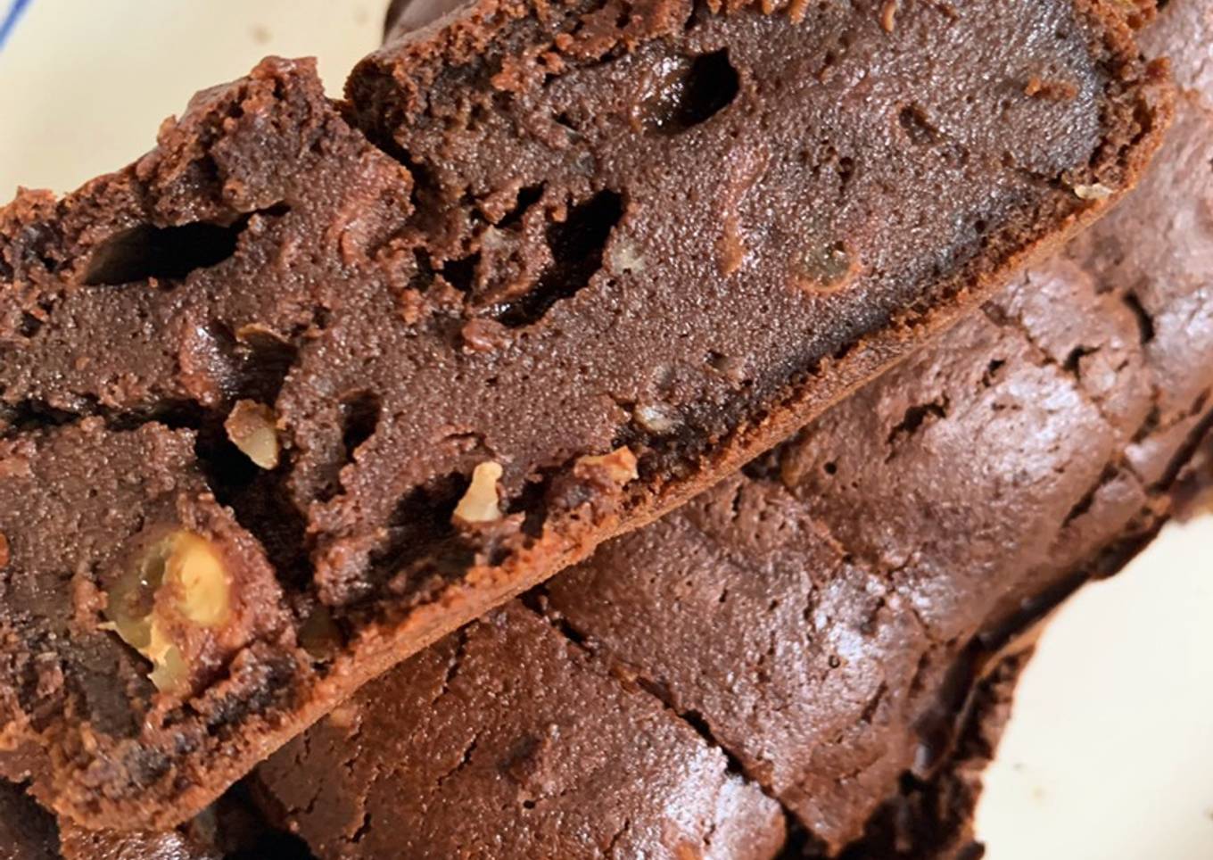 Brownie allégé à la compote de pomme